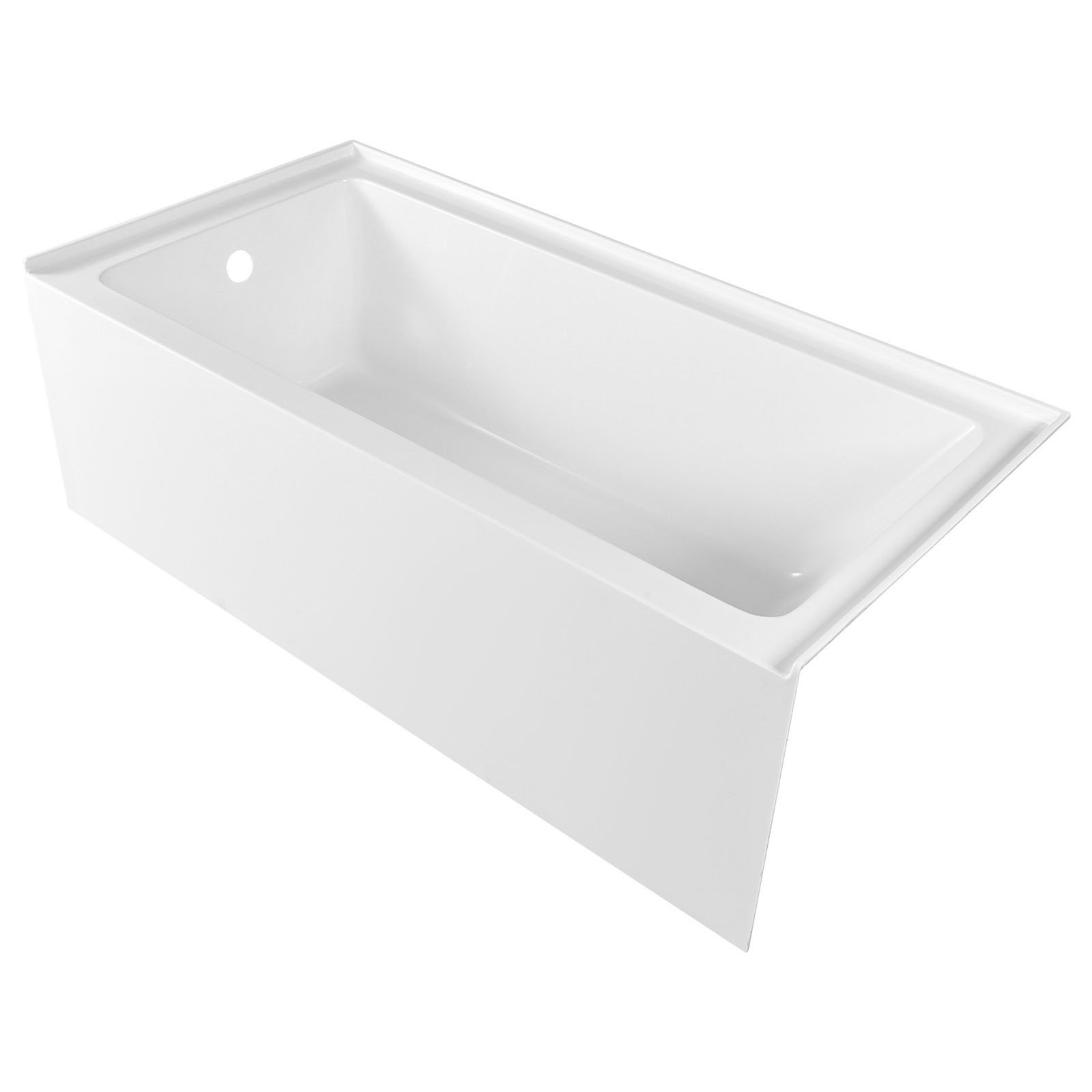 Rebrilliant Alcove Bathtub, 60" x 30" Contemporary Alcove Acrylic
